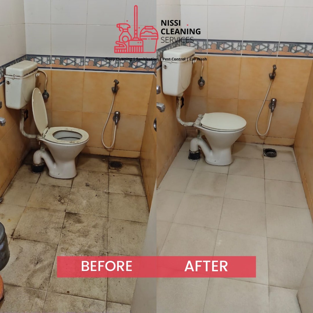 Bathroom Cleaning by Nissi Cleaning Services Bengaluru
